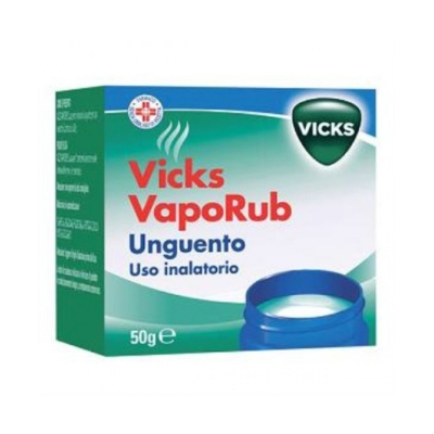 Vicks VapoRub Unguento 50 g - balsamico per affezioni prime vie respiratorie uso inalatorio(scatola ammaccata)