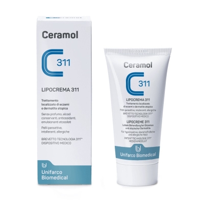 Ceramol Lipocrema 311 - Crema Per Dermatiti Ed Eczemi 50 Ml (Confezione danneggiata)