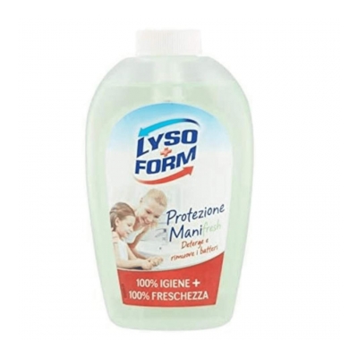 Lysoform Protezione Mani Fresh - Sapone Liquido Delicato - Ricarica Da 250 ml