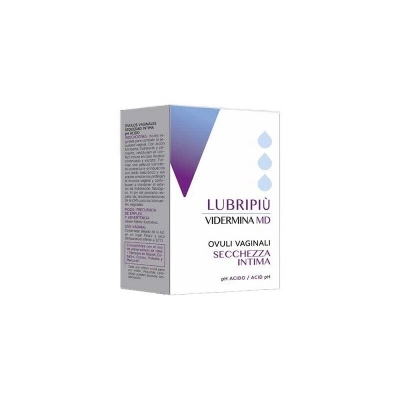 Vidermina Lubripiù- 10 Ovuli Vaginali per la Secchezza Intima (Confezione ammaccata)