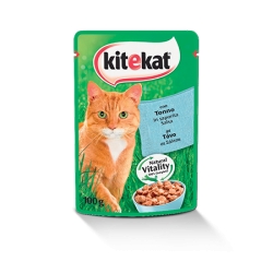 Bocconcini con Tonno cibo umido per gatti confezione 48 buste da 100 g