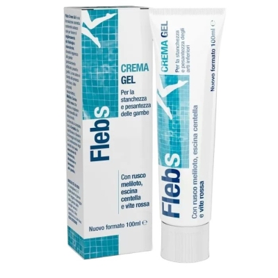 Flebs - Crema Gel per la Stanchezza e Pesantezza delle Gambe 100 ml