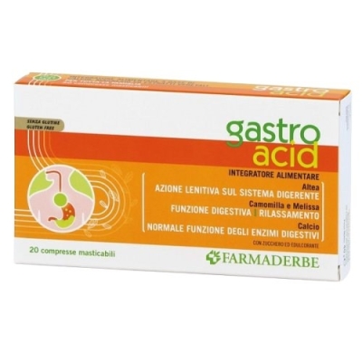 Gastro Acid 20 Compresse - Integratore per il Reflusso e Acidità