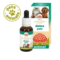 detox pets australian bush flower essences gocce 30 ml
