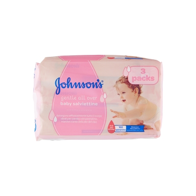 gentle all over baby 3 confezioni da 56 salviettine
