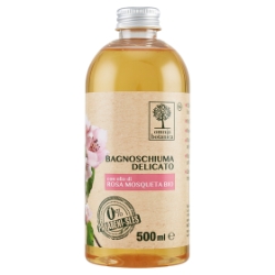 bagnoschiuma delicato con olio di rosa mosqueta bio 500 ml