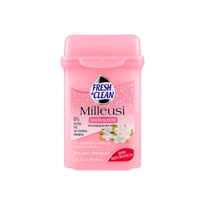 Fresh & Clean milleusi - 40 salviette ipoallergeniche
