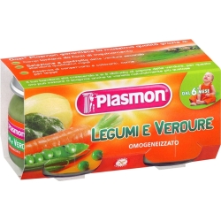Plasmon Omogeneizzato Verdure/Legumi 80 Gr X 2 Pezzi