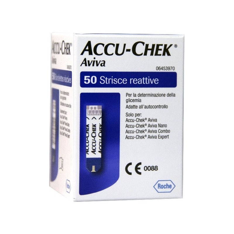 ACCU-CHEK aviva  - 50 Strisce reattive per la misurazione della glicemia