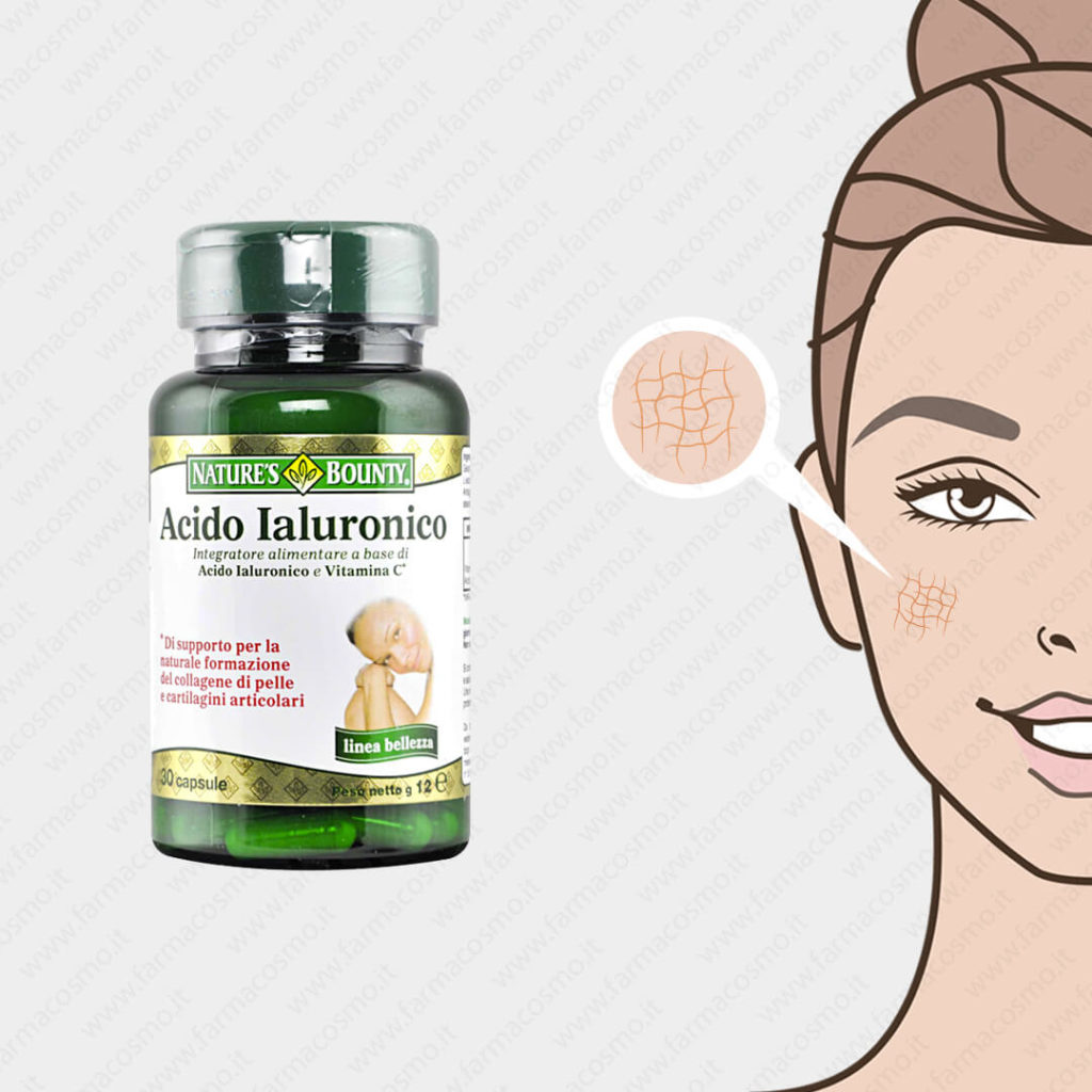 NATURE S BOUNTY - Acido Ialuronico 30 Capsule - Integratore Alimentare