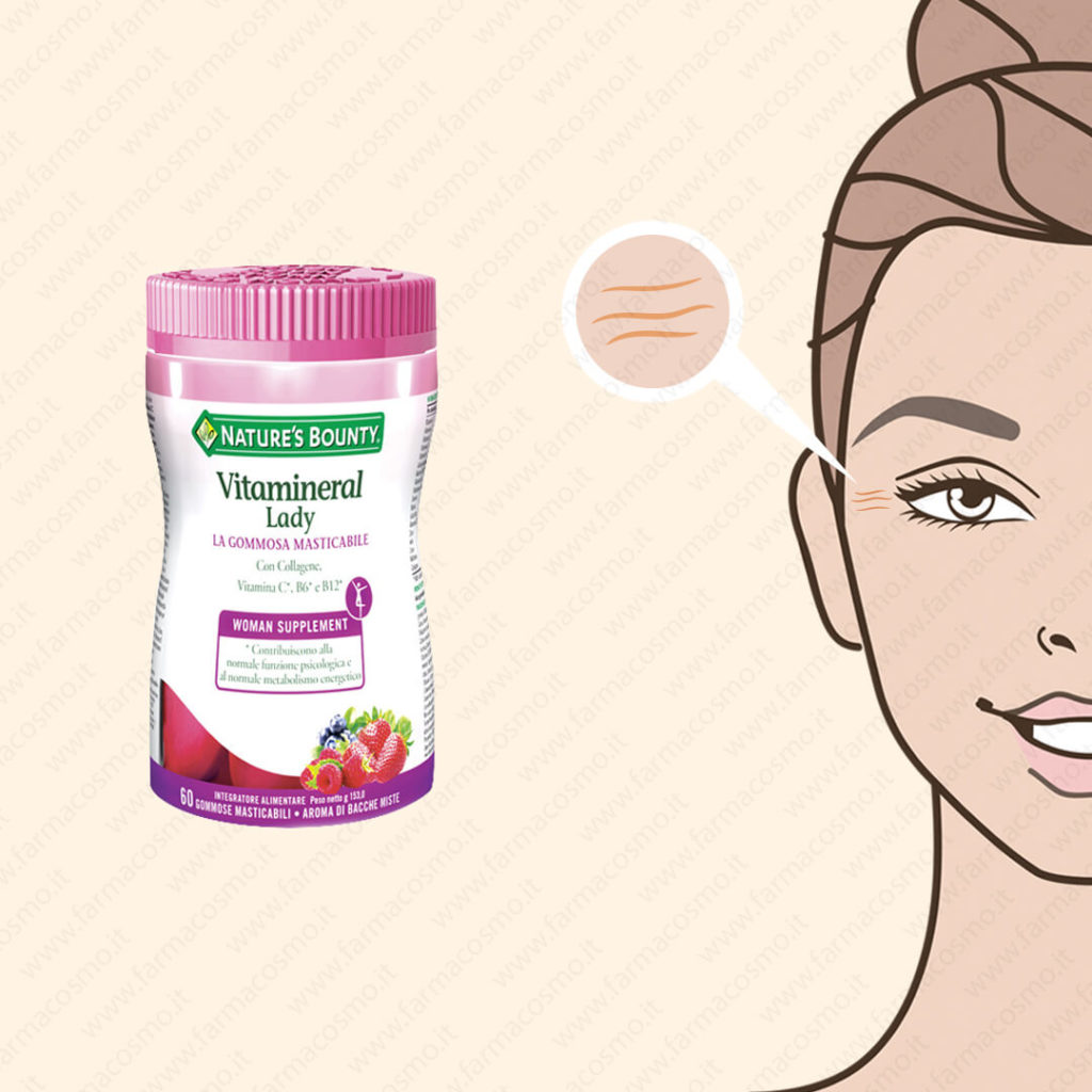 NATURE S BOUNTY - Vitamineral Lady 60 Gommose Masticabili - Integratore Multivitaminico