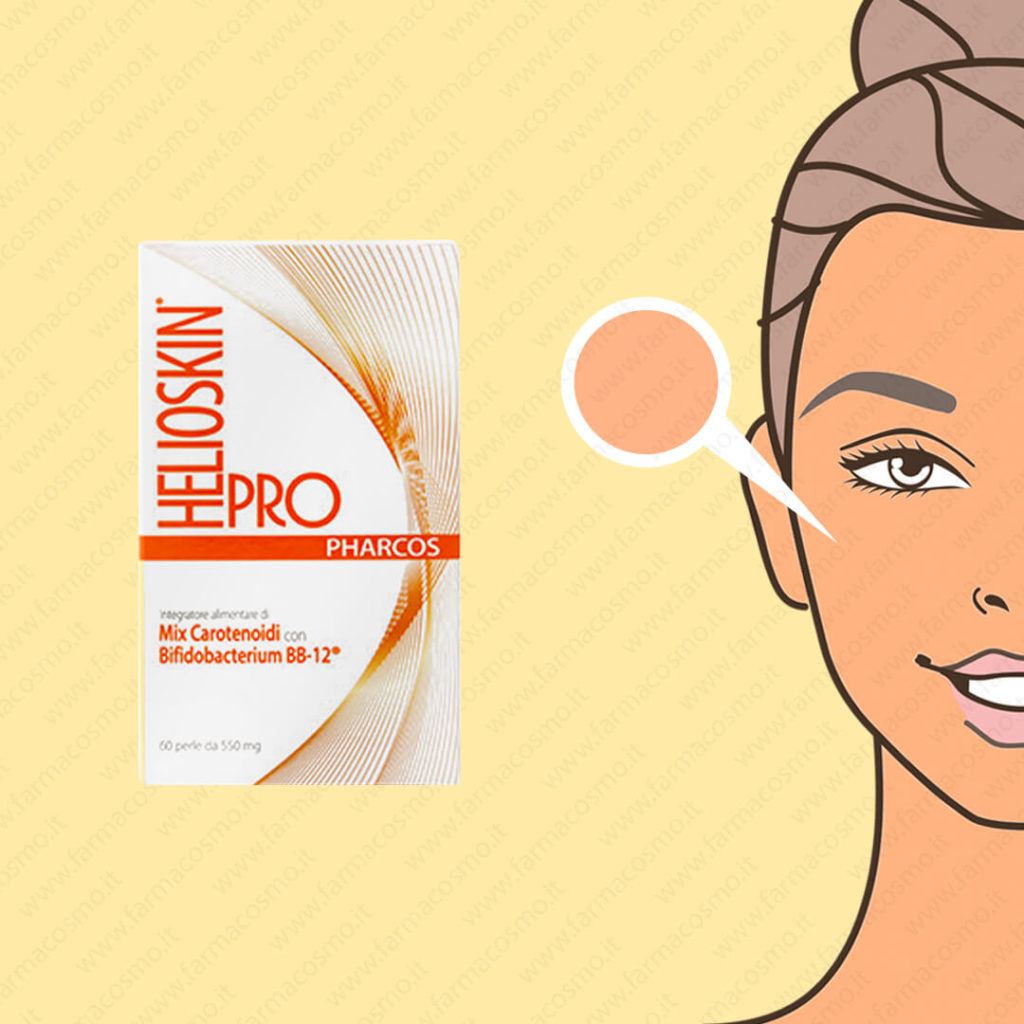 PHARCOS - Helioskin Pro 60 Perle - Integratore Alimentare Per Le Difese Della Pelle Dal Sole